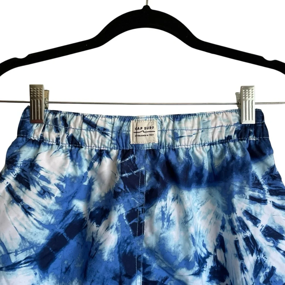 GAP Ocean Blue Tie-Dye Board‎ Shorts SPF 50+ NWT